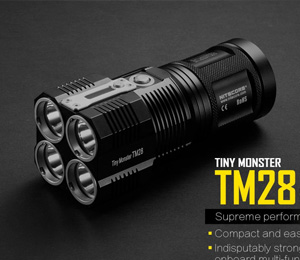 Мощнейший дальнобойный фонарь TM28 Nitecore: TM28